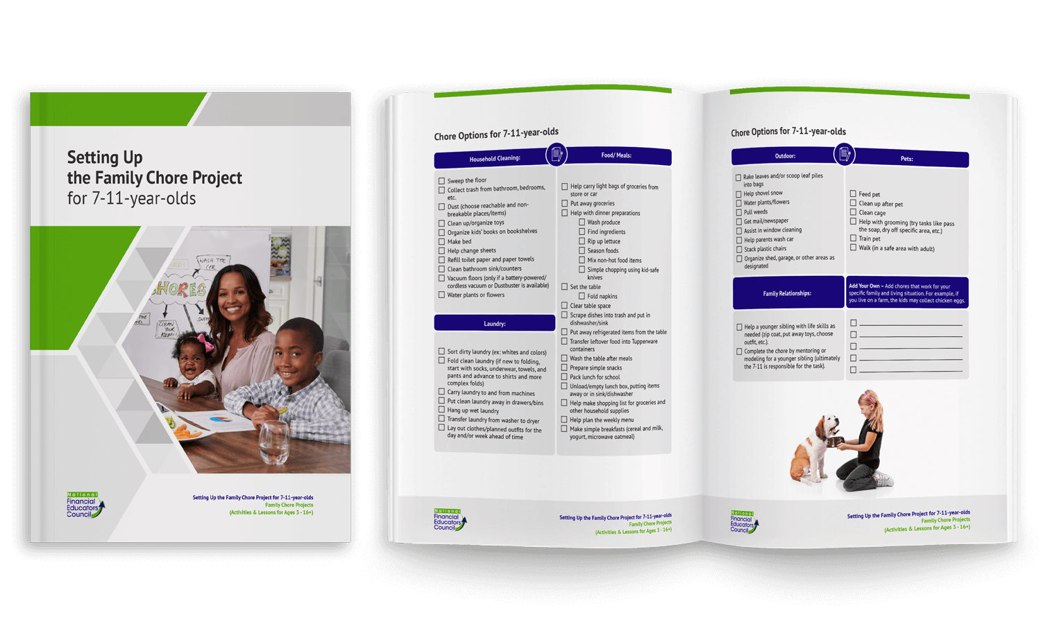 Family Finance materials speakers share through the  Delaware Financial Educators Council